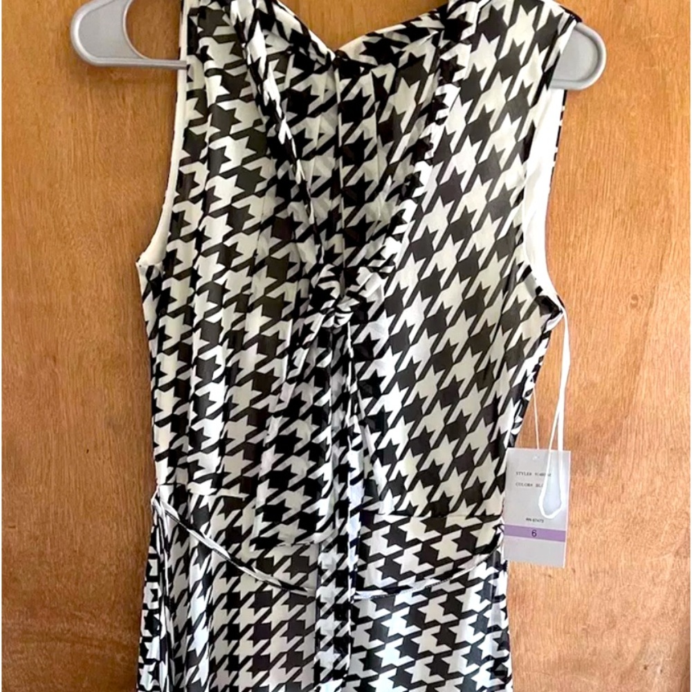 Maison Tara Sleeveless Zip Back Calf Length Tie Front Tie Waist Sz 6